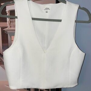 Wilfred white crop top